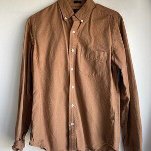 Men's Jcrew Slim Button up in Tan // Size S